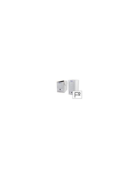 Caja archivo definitivo liderpapel folio doble ancho carton reciclado 400g/m2 lomo 200 mm blanco 367x200x251 mm Caja archivo definitivo liderpapel folio doble ancho carton reciclado 400g/m2 lomo 200 mm blanco 367x200x251 mm