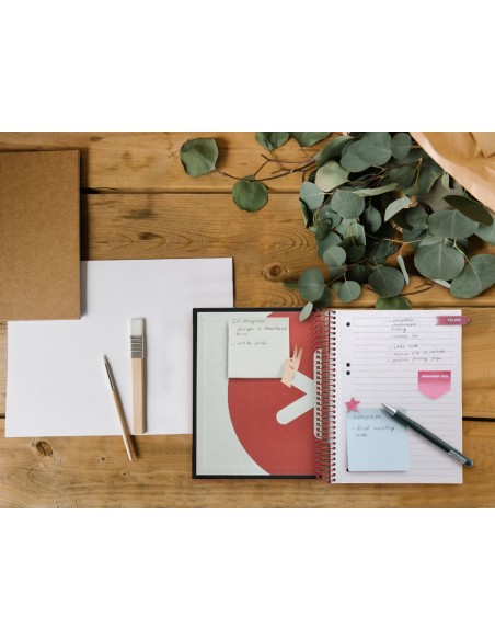 Cuaderno espiral a5 micro antartik tapa forrada 120h 90 gr horizontal 5 bandas 6 taladros color negro Cuaderno espiral a5 micro antartik tapa forrada 120h 90 gr horizontal 5 bandas 6 taladros color negro