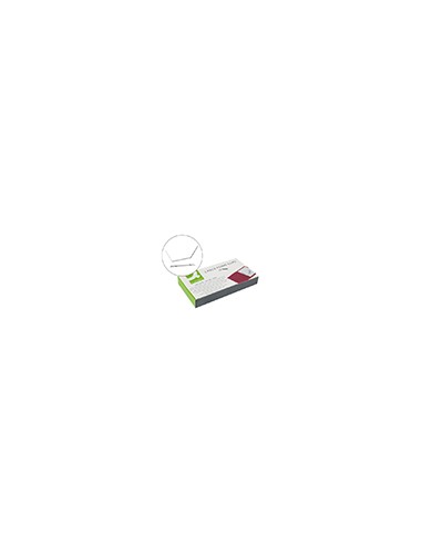 Encuadernador fastener q-connect plateado caja de 50 unidades