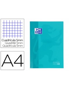 Recambio color oxford din a4 80 hojas 90 gr optik paper cuadros 5mm 4 taladros