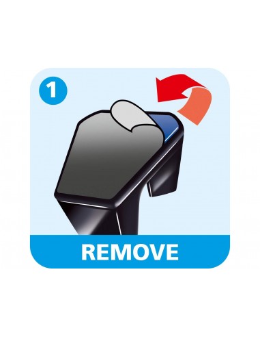 Portarrollo sobremesa tesa plastico easy cut smat para cintas de 33 m color negro