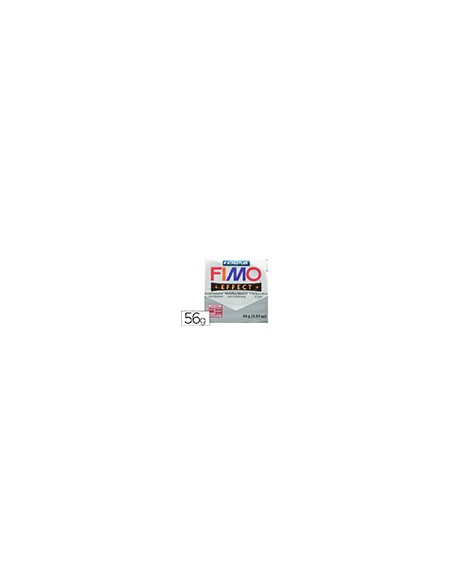 Pasta staedtler fimo effect 56 gr metalico plata