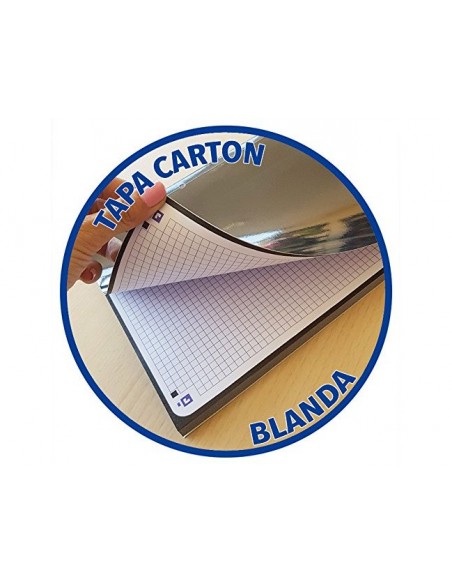 Recambio color oxford din a4 80 hojas 90 grs cuadros 5 mm 4 taladros turquesa