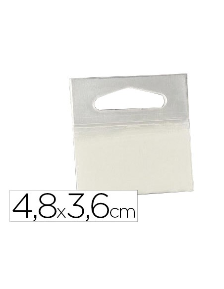 Colgador con adhesivo 3m hang tab 2180 rollo 1000 etiquetas48x36 mm