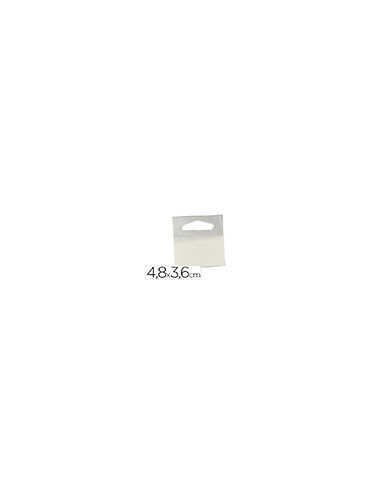 Colgador con adhesivo 3m hang tab 2180 rollo 1000 etiquetas48x36 mm