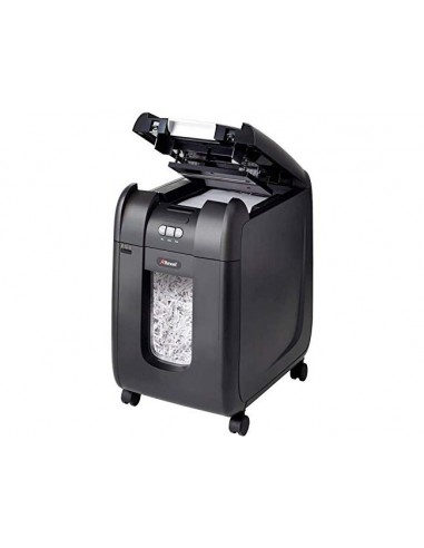 Destructora de documento rexel auto+130m capacidad de corte 130 hojas destruye clipsgrapas y tarjetas