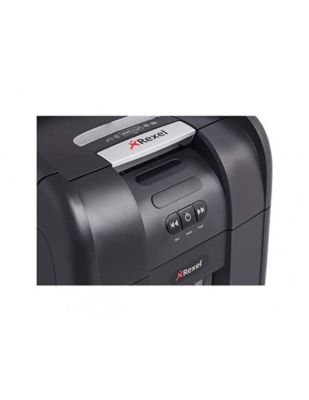 Destructora de documento rexel auto+130m capacidad de corte 130 hojas destruye clipsgrapas y tarjetas