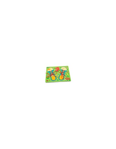 Juego andreutoys enhebrar hilar y coser 30x22,5x1,3cm
