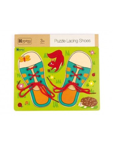 Juego andreutoys enhebrar hilar y coser 30x22,5x1,3cm