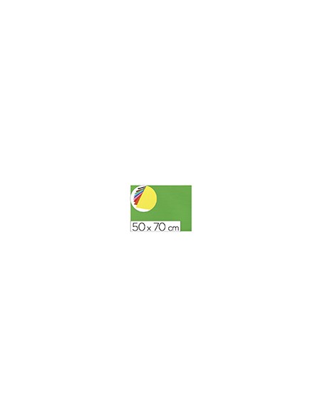 Goma eva ondulada liderpapel 50x70cm 2,2mm de espesor verde