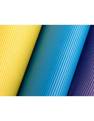 Goma eva ondulada liderpapel 50x70cm 2,2mm de espesor verde