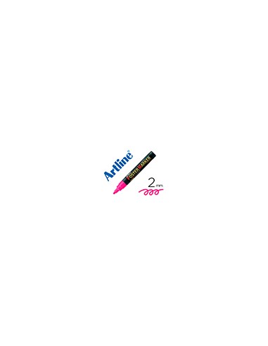 Rotulador artline poster marker epp-4-ros flu punta redonda 2 mm color rosa fluor