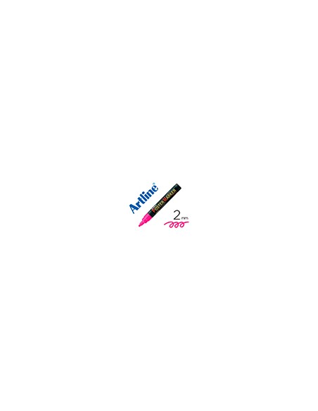 Rotulador artline poster marker epp-4-ros flu punta redonda 2 mm color rosa fluor