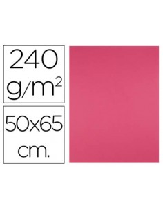 Cartulina liderpapel 50x65 cm 240g/m2 fucsia paquete de 25 hojas
