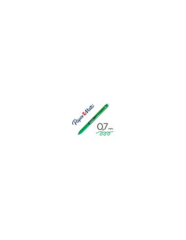 Boligrafo paper mate inkjoy retractil gel pen trazo 0,7 mm verde