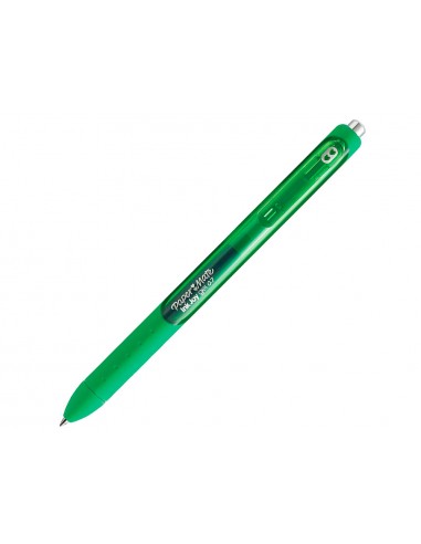 Boligrafo paper mate inkjoy retractil gel pen trazo 0,7 mm verde