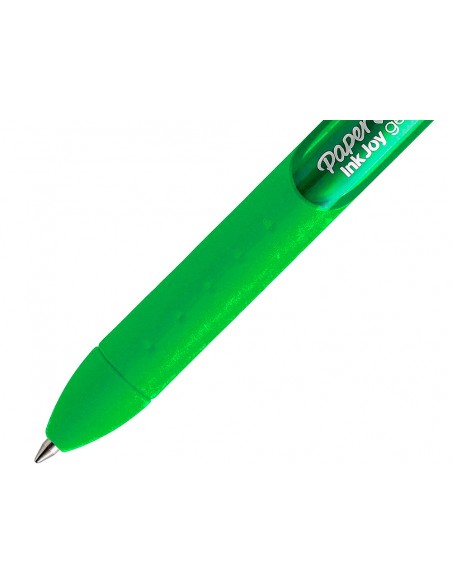 Boligrafo paper mate inkjoy retractil gel pen trazo 0,7 mm verde Boligrafo paper mate inkjoy retractil gel pen trazo 0,7 mm verde