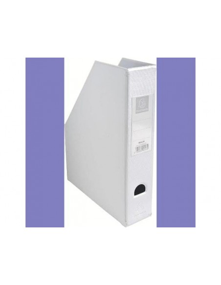 Revistero exacompta pvc lomo 70 mm color blanco 230x310x70 mm