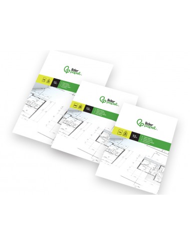 Papel vegetal liderpapel din a4 90gr 210x297mm sobre de 12 hojas