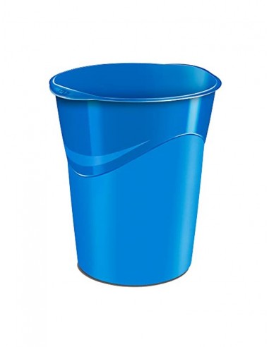 Papelera plastico cep azul 14 litros