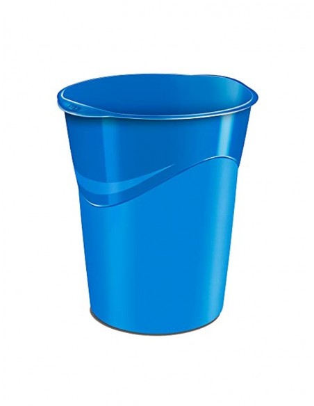 Papelera plastico cep azul 14 litros
