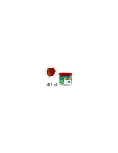 Tempera escolar liderpapel 40 ml marron