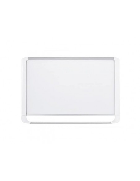 Pizarra blanca bi-office lacada con bandeja integrada 180x120 cm