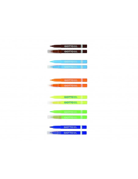 Rotulador giotto decor textile para camisetas caja de 12 unidades colores surtidos Rotulador giotto decor textile para camisetas caja de 12 unidades colores surtidos