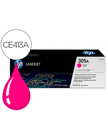 Toner hp 305a laserjet m351/m451/m375/m475 magenta 2600 pag