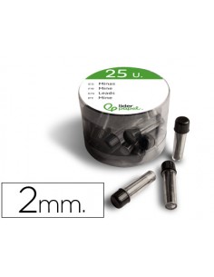 Minas liderpapel grafito 2 mm para compas tubo de 3 minas