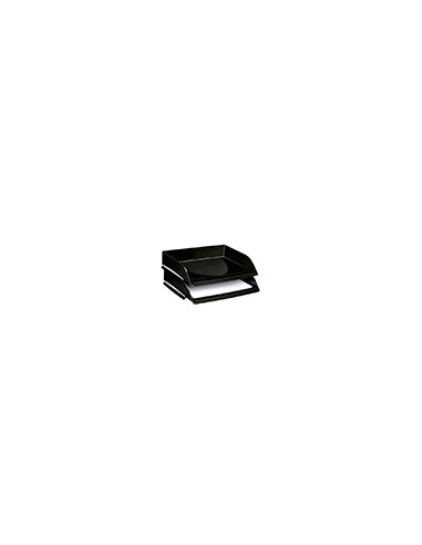 Bandeja sobremesa cep plastico apaisada negro 351x260x69 mm
