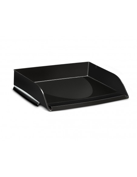 Bandeja sobremesa cep plastico apaisada negro 351x260x69 mm
