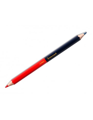 Lapices bicolor liderpapel jumbo rojo/azul