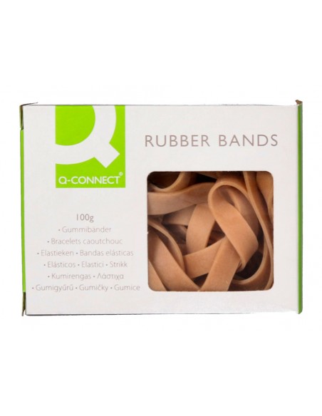 Bandas elasticas q-connect 100 gr 100x9 mm numero 10 Bandas elasticas q-connect 100 gr 100x9 mm numero 10