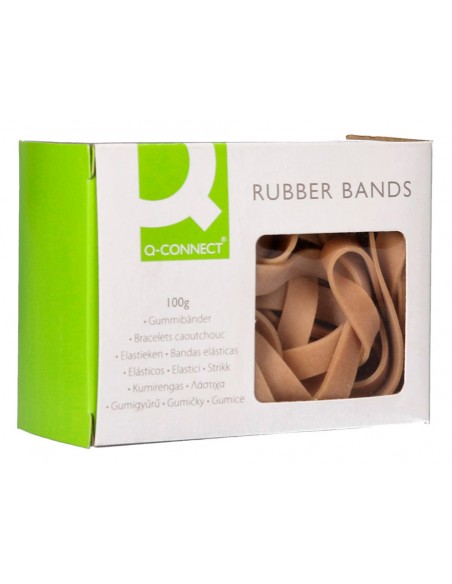 Bandas elasticas q-connect 100 gr 100x9 mm numero 10 Bandas elasticas q-connect 100 gr 100x9 mm numero 10