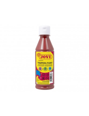 Tempera liquida jovi escolar 250 ml marron