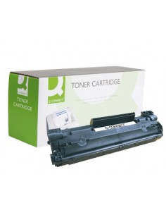 Toner q-connect compatible hp cb435a para laserjet p1005/p1006 -1.500pag- negro