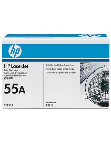 Toner hp 55a negro -6000pag- p3015x