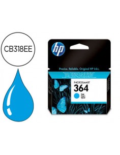 Ink-jet hp 364 cian photosmart premium - c309a / series c5300 / c6300 / b8500 / d5400 -300pag