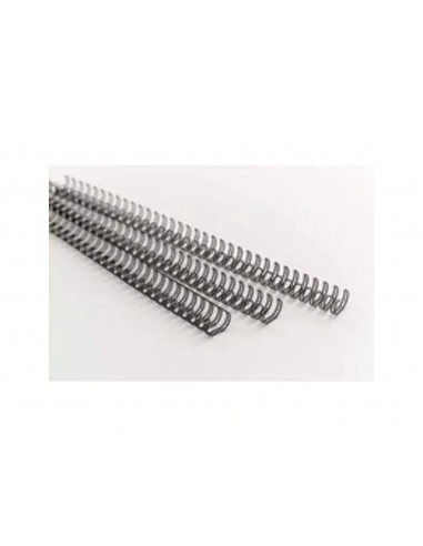 Espiral wire 3:1 14,3 mm n.9 negro capacidad 125 hojas caja de 100 unidades