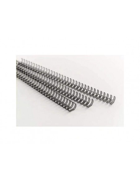 Espiral wire 3:1 14,3 mm n.9 negro capacidad 125 hojas caja de 100 unidades Espiral wire 3:1 14,3 mm n.9 negro capacidad 125 hojas caja de 100 unidades