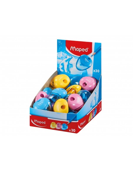 Sacapuntas maped plastico ergonomico iglu 1 uso colores surtidos
