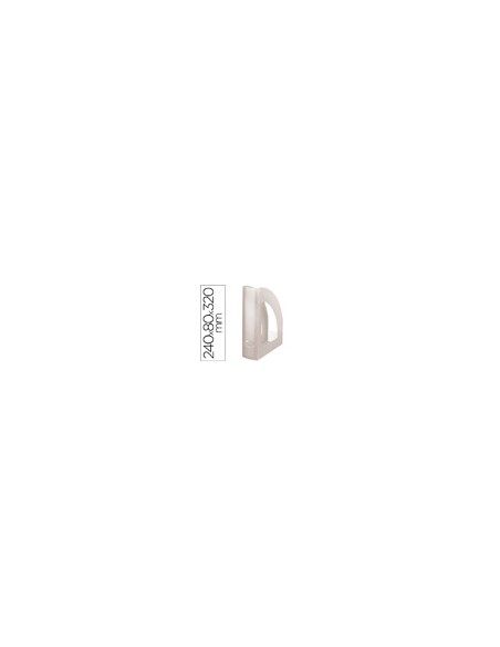 Revistero plastico q-connect transparente