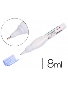 Corrector q-connect lapiz con punta metalica 8 ml