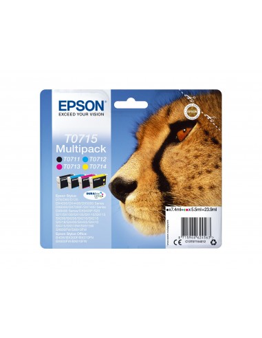 Ink-jet epson stylus d78 d92 d120 dx4000 4050 4400 4450 5000 5050 600 6050 7000f 8400 multipack-t071140+240+340+440-