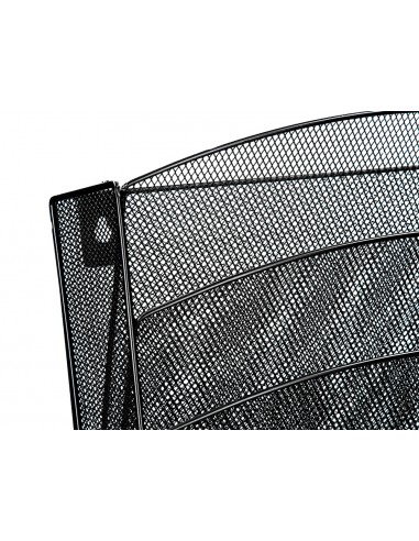 Expositor mural q-connect de pared 5 bandejas din a4 negro 9,3x31,5x44 cm