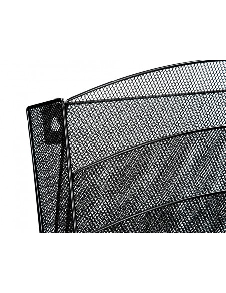 Expositor mural q-connect de pared 5 bandejas din a4 negro 9,3x31,5x44 cm
