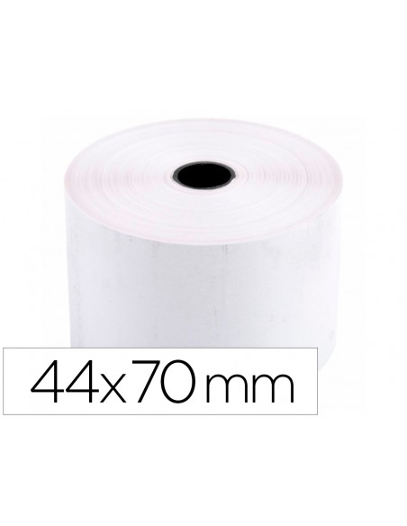 Rollo sumadora q-connect electra 44 mm ancho x 70 mm diametro sin bisfenol a