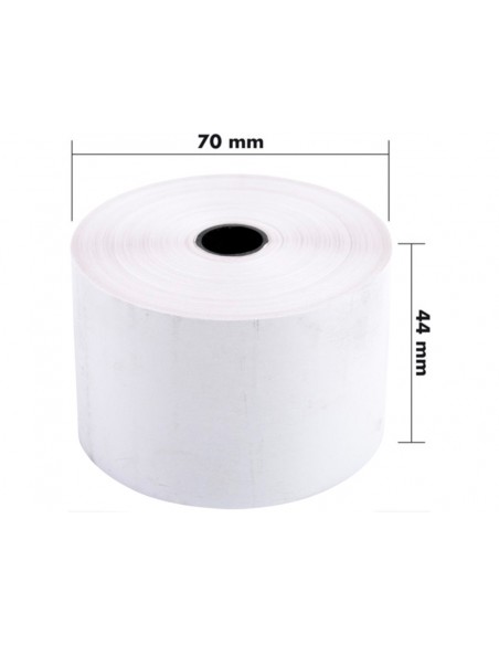 Rollo sumadora q-connect electra 44 mm ancho x 70 mm diametro sin bisfenol a