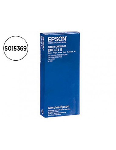 Cinta impresora epson erc-31b negra m-930 tm-930 930ii 950 u950 u925 h5000 u590
